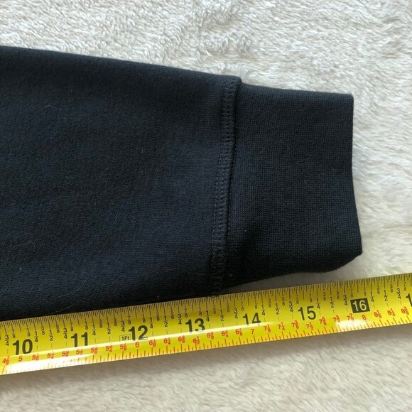 Nwot CAT Black & Yellow Embroidered Pullover Hoodie Size Small - Picture 9 of 11